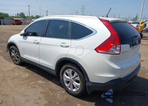 2013 Honda Cr-V Ex-L z USA, uszkodzony, nr VIN 5J6RM3H72DL020621